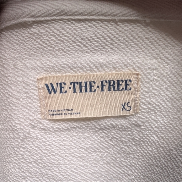 We The Free We Hoodie In Ivory White Size XS - Picture 6 of 7